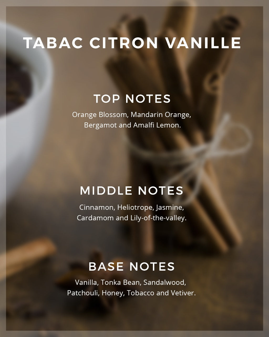 Tabac Citron Vanille