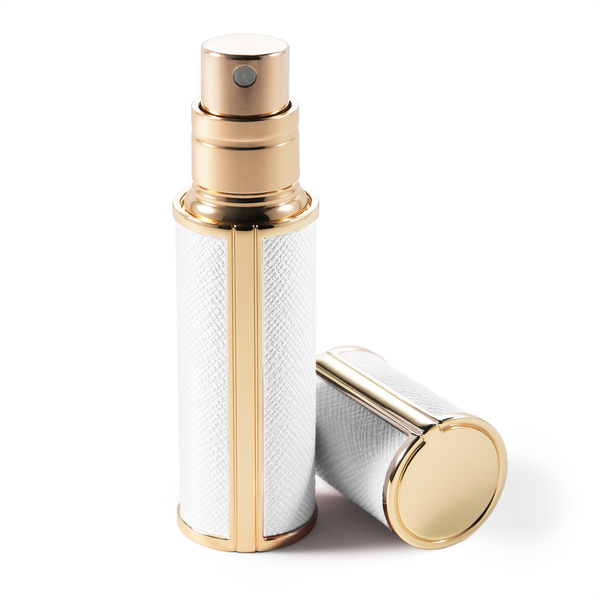 WHITE Refillable Perfume Bottle Atomizer